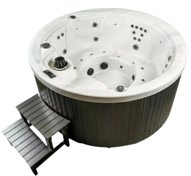 DEKO VERTRIEB BAYERN Whirlpool XXL Luxus LED Whirlpool 208 cm rund SPA Hot Tub Ozon Outdoor+Indoor 4 von DEKO VERTRIEB BAYERN