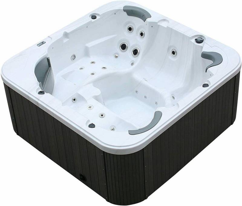DEKO VERTRIEB BAYERN Whirlpool XXL Luxus SPA LED Whirlpool 215x215 Farblicht Outdoor Indoor Pool 5-Pe von DEKO VERTRIEB BAYERN