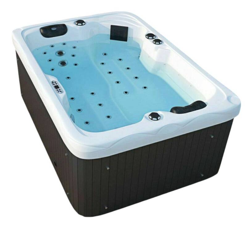 DEKO VERTRIEB BAYERN Whirlpool XXL Luxus SPA LED Whirlpool SET 190x135 cm Outdoor+Indoor Pool Ozon von DEKO VERTRIEB BAYERN