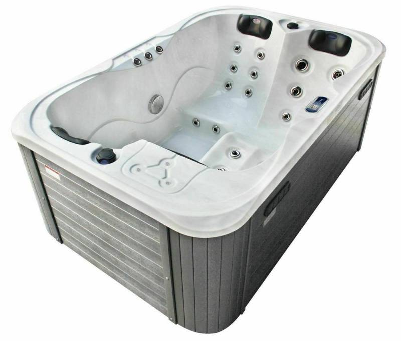 DEKO VERTRIEB BAYERN Whirlpool XXL Luxus SPA LED Whirlpool SET 195x127cm Outdoor-Indoor Pool Ozon 3 P von DEKO VERTRIEB BAYERN