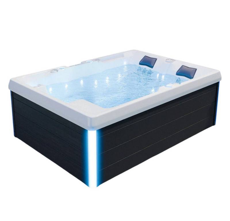 DEKO VERTRIEB BAYERN Whirlpool XXL Luxus SPA LED Whirlpool SET 210x150 Outdoor-Indoor Pool Ozon von DEKO VERTRIEB BAYERN