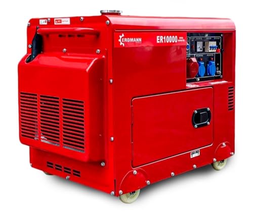 Premium Diesel Stromerzeuger 10kW+Batterie E-Start Generator 196cc 2x220V-1x380 von DEKO VERTRIEB BAYERN