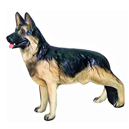 XL Premium Schäferhund Steht in lebensgross 95cm Hund Garten Deko Figur inkl. Lieferung per Spedition von DEKO VERTRIEB BAYERN