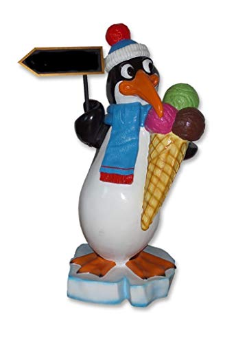 XXL Pinguin Eistüte EIS Figur 150 Deko Werbefigur Gastro Werbung Werbeaufsteller inkl. Spedition von DEKO VERTRIEB BAYERN