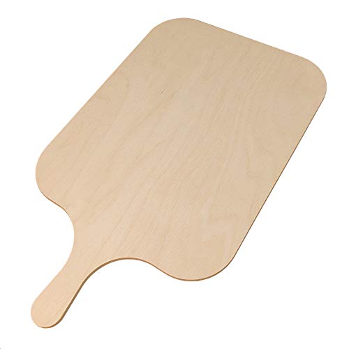 DEKOFANT Pizzabrett 51 x 30 x 1 cm Pizzaschaufel Brotschaufel Pizzaschieber mit Griff von DEKOFANT