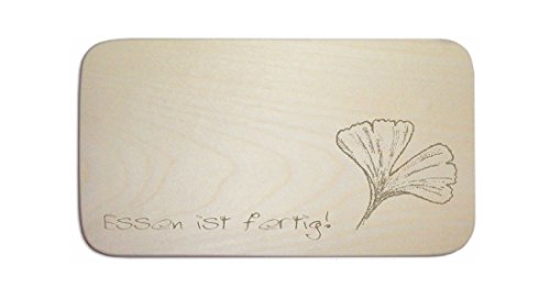 Frühstücksbrettchen « GINGKO GINKGO » mit persönlicher Wunschgravur - Brett Frühstücksbrett Frühstück Schneidebrett - Wellness Beauty Spa Frühstücksbrettchen « GINGKO GINKGO » mit persönlicher Wunschgravur - Brett Frühstücksbrett Frühstück Schneidebrett - Wellness Beauty Spa von DEKOLANDO