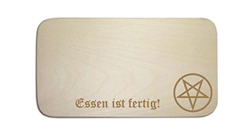 Frühstücksbrettchen « PENTAGRAMM » mit persönlicher Wunschgravur - Brett Frühstücksbrett Frühstück Schneidebrett - Geschenk Satanismus Esoterik Hexe Frühstücksbrettchen « PENTAGRAMM » mit persönlicher Wunschgravur - Brett Frühstücksbrett Frühstück Schneidebrett - Geschenk Satanismus Esoterik Hexe von DEKOLANDO