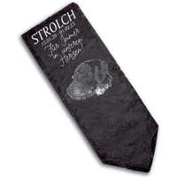 Grabstecker Grabschmuck Grabstein - Deutsch Kurzhaar Personalisiert Grab Deko 8 X 22 cm Grabdekoration Andenken Haustier Name Datum von DEKOLANDO
