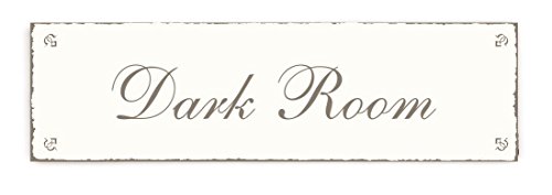 SCHILD Dekoschild « DARK ROOM » Shabby Vintage Holzschild Türschild Dekoration Kinder Jugend Foto von DEKOLANDO