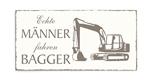 SCHILD Türschild « Echte MÄNNER fhren BAGGER... » Vintage Holzschild Dekoschild Klingelschild Bauarbeiter Bau Handwerk SCHILD Türschild « Echte MÄNNER fhren BAGGER... » Vintage Holzschild Dekoschild Klingelschild Bauarbeiter Bau Handwerk von DEKOLANDO