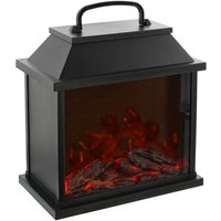 Dekoleidenschaft - led Kamin Tischkamin Tischfeuer mit Flammen-Effekt, Batterie + usb betrieben, Tischdeko, Dekokamin von DEKOLEIDENSCHAFT