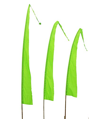 DEKOVALENZ - Balifahne SANUR, Stoff ohne Stange, versch. Farben+Längen, Fahnenlänge:4 Meter, Farbe:hellgrün DEKOVALENZ - Balifahne SANUR, Stoff ohne Stange, versch. Farben+Längen, Fahnenlänge:4 Meter, Farbe:hellgrün von DEKOVALENZ