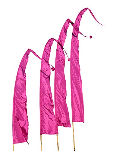 DEKOVALENZ - Balifahne SANUR, Stoff ohne Stange, versch. Farben+Längen, Fahnenlänge:4 Meter, Farbe:purpur DEKOVALENZ - Balifahne SANUR, Stoff ohne Stange, versch. Farben+Längen, Fahnenlänge:4 Meter, Farbe:purpur von DEKOVALENZ