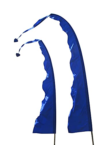 DEKOVALENZ - Balifahne WAVE, Stoff ohne Stange, versch. Farben+Längen, Fahnenlänge:5 Meter, Farbe:blau DEKOVALENZ - Balifahne WAVE, Stoff ohne Stange, versch. Farben+Längen, Fahnenlänge:5 Meter, Farbe:blau von DEKOVALENZ