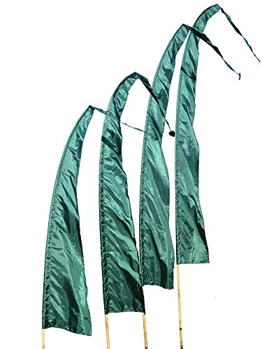 DEKOVALENZ - Balifahne SANUR, Stoff ohne Stange, versch. Farben+Längen, Fahnenlänge:4 Meter, Farbe:dunkelgrün DEKOVALENZ - Balifahne SANUR, Stoff ohne Stange, versch. Farben+Längen, Fahnenlänge:4 Meter, Farbe:dunkelgrün von DEKOVALENZ