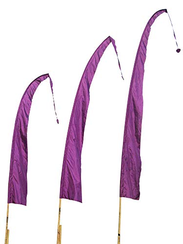 DEKOVALENZ - Balifahne SANUR, Stoff ohne Stange, versch. Farben+Längen, Fahnenlänge:4 Meter, Farbe:lila DEKOVALENZ - Balifahne SANUR, Stoff ohne Stange, versch. Farben+Längen, Fahnenlänge:4 Meter, Farbe:lila von DEKOVALENZ