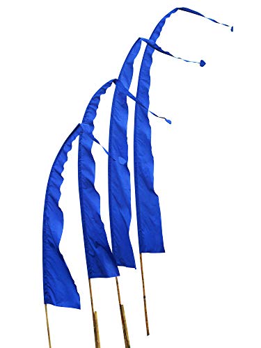 DEKOVALENZ - Balifahne SANUR, 5 Meter blau, Stoff ohne Stange, Umbul-Umbul Gebetsfahne DEKOVALENZ - Balifahne SANUR, 5 Meter blau, Stoff ohne Stange, Umbul-Umbul Gebetsfahne von DEKOVALENZ