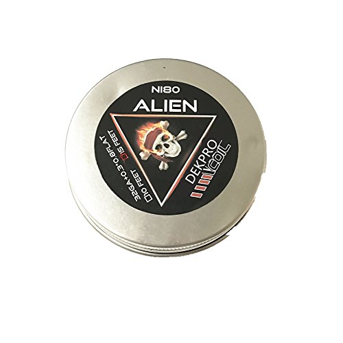 Vorkompilierte Drahtspulen Alien Clapton für wiederaufladbare Zerstäuber - NI80. von DEKPRO