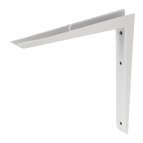 Dekton Gehrte Regalhalterung, pulverbeschichtet, Größe: 30,5 x 30,5 cm, robuste Regalhalterungen, Wandhalterungen für Regale, Edelstahl-Dreieck, Regalträger mit Schrauben für Wohnzimmer, Schlafzimmer Dekton Gehrte Regalhalterung, pulverbeschichtet, Größe: 30,5 x 30,5 cm, robuste Regalhalterungen, Wandhalterungen für Regale, Edelstahl-Dreieck, Regalträger mit Schrauben für Wohnzimmer, Schlafzimmer von DEKTON