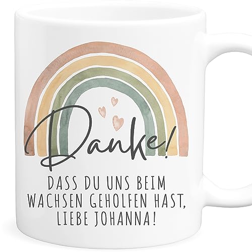 Abschiedsgeschenk Erzieherin Tasse personalisiert Danke dass du mir beim Wachsen geholfen hast Dankeschön Geschenk zum Abschied Abschiedsgeschenk Erzieherin Tasse personalisiert Danke dass du mir beim Wachsen geholfen hast Dankeschön Geschenk zum Abschied von DEL MÀ Unique & Personal