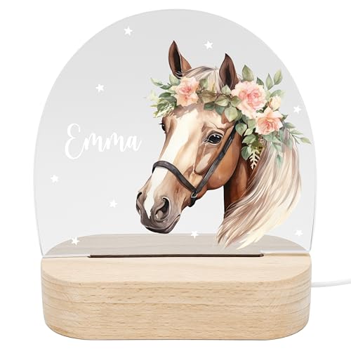 DEL MÀ Unique & Personal Nachtlicht Pferd personalisiert für Kinder Babys Babyzimmer Kinderzimmer Deko Nachtlampe Mädchen Geschenk zur Geburt Kinderlampe Inkl. Holzfuß & Netzteil DEL MÀ Unique & Personal Nachtlicht Pferd personalisiert für Kinder Babys Babyzimmer Kinderzimmer Deko Nachtlampe Mädchen Geschenk zur Geburt Kinderlampe Inkl. Holzfuß & Netzteil von DEL MÀ Unique & Personal