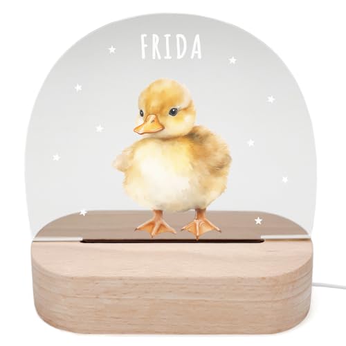 DEL MÀ Unique & Personal Personalisiertes Ente Nachtlicht Kinder & Babys Babyzimmer Deko Kinderzimmer Nachtlampe Mädchen Jungen Kinderlampe Inkl. Holzfuß & Netzteil DEL MÀ Unique & Personal Personalisiertes Ente Nachtlicht Kinder & Babys Babyzimmer Deko Kinderzimmer Nachtlampe Mädchen Jungen Kinderlampe Inkl. Holzfuß & Netzteil von DEL MÀ Unique & Personal