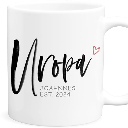 Du wirst Uropa Tasse personalisiert Schwangerschaft verkünden Schwangerschaftsverkündung Wir bekommen ein Baby Schwanger Geschenk aus Keramik Du wirst Uropa Tasse personalisiert Schwangerschaft verkünden Schwangerschaftsverkündung Wir bekommen ein Baby Schwanger Geschenk aus Keramik von DEL MÀ Unique & Personal