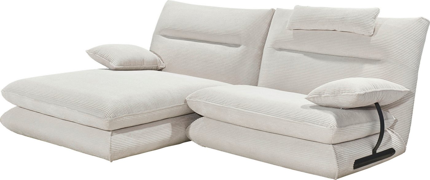 DELA Design Ecksofa Elemento L-Form, frei im Raum stellbar, individuell stellbar von DELA Design