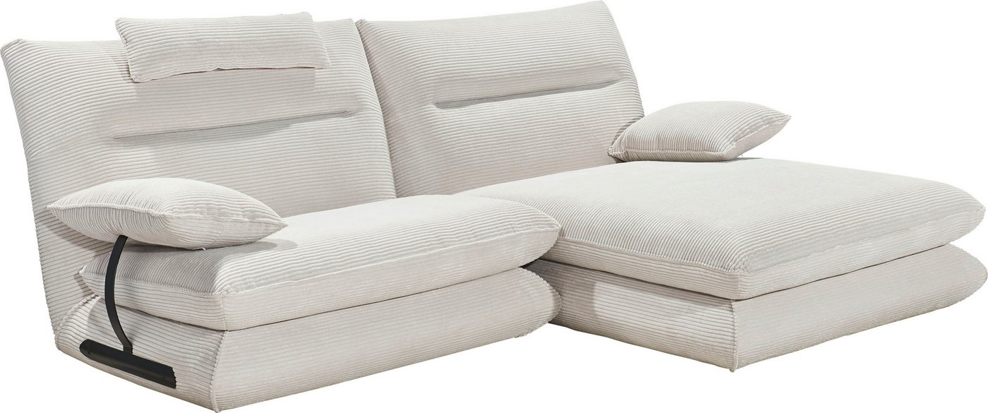 DELA Design Ecksofa Elemento L-Form, frei im Raum stellbar, individuell stellbar von DELA Design