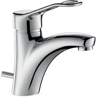 Waschtischmischer mit gelochter Griffstange und Polypropylen-Zug von DELABIE