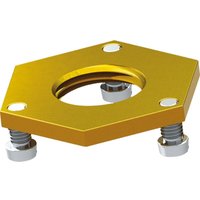 Delabie Kontermutter G1/2, Höhe 4mm m. 3 Schrauben u.Unterlegscheibe von DELABIE