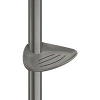 Delabie Seifenablage verschiebbar Be-Line anthrazit f. Stange Be-Line von DELABIE