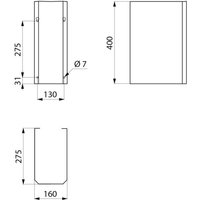 Delabie Siphonverkleidung f. WT FRAJU Delabie Siphonverkleidung f. WT FRAJU von DELABIE