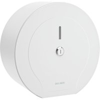 Delabie WC-Papierhalter f. Rolle 200m Edst. 1.4301 pulverbesch. weiß von DELABIE