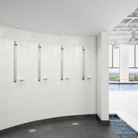 Duschpaneel Sporting 2 Wasserhahn Regenstrahl Delabie M1/2 Alu eloxiert - 714700DP von DELABIE