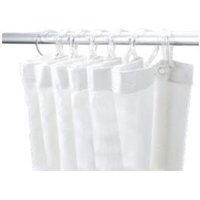 Duschvorhang 1.20x2.00 m pvc Weiß Delabie 1382 von DELABIE