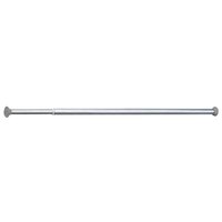 Delabie - Gerader teleskopischer Vorhanghalter Eco Ø20 x 0.76 x 1.26 m Alu poliert - 358 von DELABIE