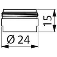 Sternstrahlbrecher Delabie M24/100 - 2er-Set - 921024.2P Sternstrahlbrecher Delabie M24/100 - 2er-Set - 921024.2P von DELABIE