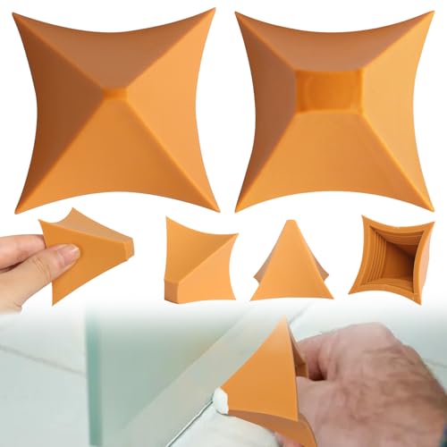 2 Stück Silicone Seam Tools Silikonentferner Werkzeug Silikon-Nahtwerkzeuge Silikon Dichtungswerkzeug Caulking Applicator Finishing Tool Caulk Finishing Tool Silicone Caulking Tool für Fliesen Boden von DELAESI