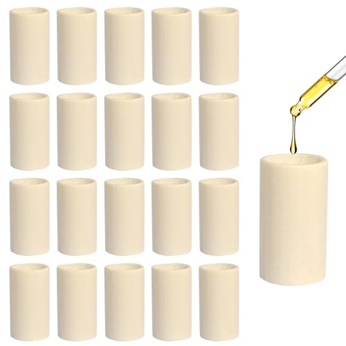 20 Stück Diffuser Holz für Ätherische Öle Duftöldiffusoren Aroma Diffuser Holz Diffuser Ätherische Öle Klein Aroma Diffusor Holzs Raumduft Diffuser Flüchtiges Holzdiffusor für Auto Büro Schlafzimmer von DELAESI