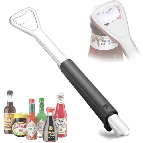 DELAIHUIL Einstellbarer DosenöFfner,Verstellbarer DosenöFfner,GlasöFfner SchraubdeckelöFfner,Stainless Steel Jar Opener,Multifunctional DeckelöFfner FüR Senioren,Safety Can Opener,Verstellbarer von DELAIHUIL