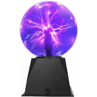 Delaveek - Magische Plasmakugel 6 Zoll (violette Lichter) - Schall- und berührungsempfindlich von DELAVEEK