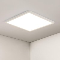 Delaveek - Moderne LED-Deckenleuchte, ultraflach, 24W, neutralweiß (4000K), quadratisch (30x30cm), wasserdicht IP54, für Badezimmer, Schlafzimmer, von DELAVEEK