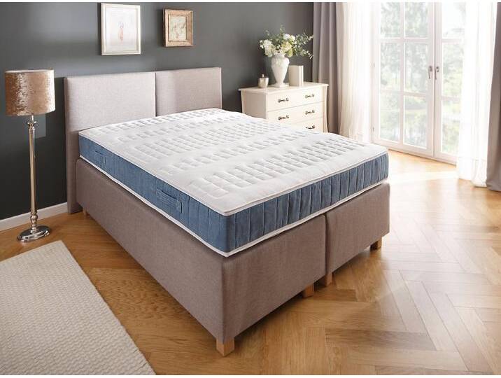 DELAVITA Boxspringmatratze Luther Petrol, 24 cm hoch, bietet den perfekten Wohlfühlkomfort, 2 (0 kg - 80 kg) von DELAVITA