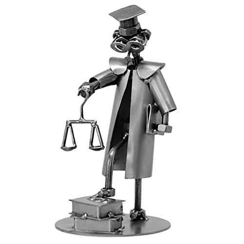 metalman24 Schraubenmännchen Rechtsanwalt - Handarbeit Geschenkidee Metallfigur Metallmännchen Stahlfigur Schraubenmännle - Deko für Büro & Zuhause metalman24 Schraubenmännchen Rechtsanwalt - Handarbeit Geschenkidee Metallfigur Metallmännchen Stahlfigur Schraubenmännle - Deko für Büro & Zuhause von metalman24