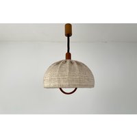 Domus Teak Leuchte/Deckenlampe, 1960Er Domus Teak Leuchte/Deckenlampe, 1960Er von DELFUvintage