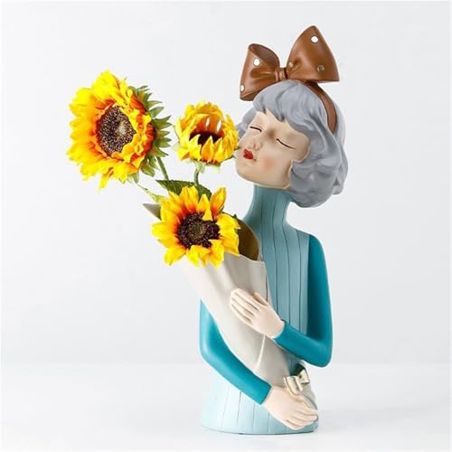 Butterfly Blase Mädchenstatue Ornamente, die Textur des Harzmaterials ist klar und weich, geeignet für Einzugsgeschenke usw. (Blumensträuße sind nicht im Lieferumfang enthalten) von DELHXPBML