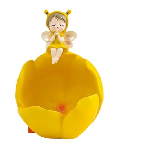 Creative entrance hall ornaments key storage, high-end niche entrance decoration modern simple ornaments, suitable for living room or desktop display(Yellow) von DELHXPBML
