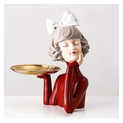 Rosette Blase Mädchen Ablagefach Harzfigur Schreibtisch Ornamente Licht luxuriöse Einzug Geschenk Heimtextilien Tablett Rosette Blase Mädchen Ablagefach Harzfigur Schreibtisch Ornamente Licht luxuriöse Einzug Geschenk Heimtextilien Tablett von DELHXPBML