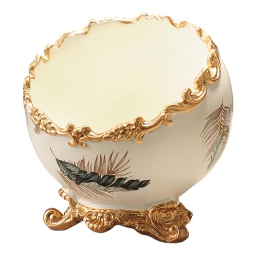 The entrance key storage ball ornaments, desktop storage say goodbye to the clutter on the desktop, light and does not take up space, suitable for entrance or living room desktop storage(White) von DELHXPBML
